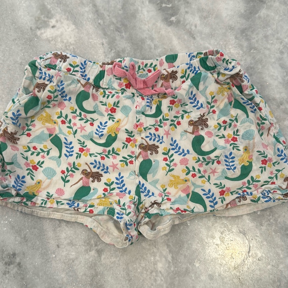 Boden girls mermaid shorts